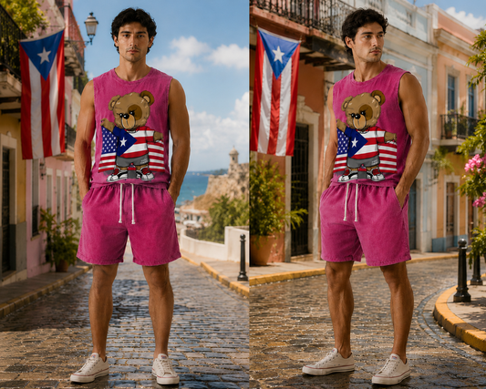 Puerto Rican Pride Bear